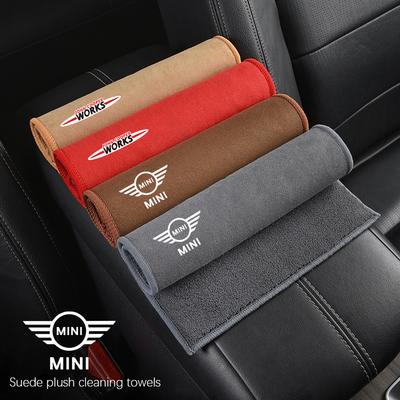 Microfiber Towel Car Cleaning Care Accessories For MINI Cooper R56 F56 R50 JCW Cabrio Aceman Countryman Clubman WORKS Roadster