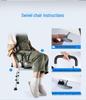 Adjustable Non-Slip Shower Chair with Armrests for Elderly, Disabled, and Pregnant Users