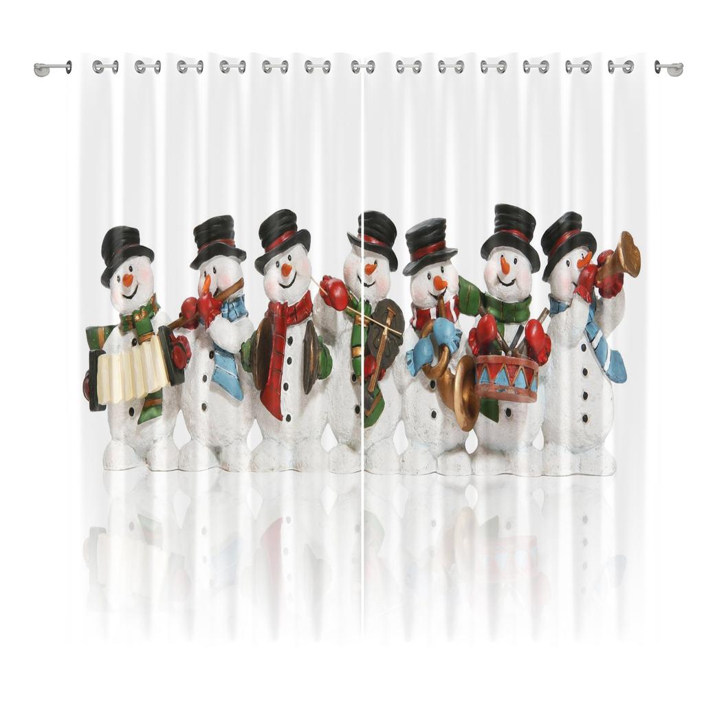 Weihnachtsvorhänge Schlafzimmer Wohnzimmer Balkon Verdunkelungsvorhänge Büro Hotel Isolationsvorhänge