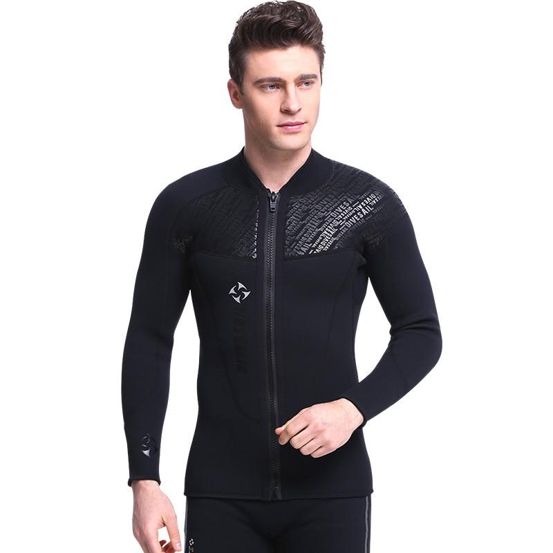 Diving Suit 3MM Split Top With Thick Cold-proof Snorkeling Sunscreen Swimming Surfing Men