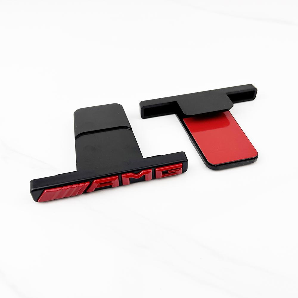 

1PC 3D AMG Logo Front Grille Emblem Badge For Mercedes Benz W211 W124 W176 W177 W202 W203 W204 W205 W210 Car Exterior Accessorie