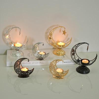 Halbmondförmiger Metall-Räuchergefäß, Goldener Wohnzimmer-Desktop-Aroma-Diffusor, Dekorationsartikel