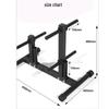 Home Gym Weight Plate and Barbell Storage Rack