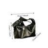 Harajuku Y2K Underarm Bag Gothic Punk Crossbody Bag Punk PU Shoulder Bag  Women