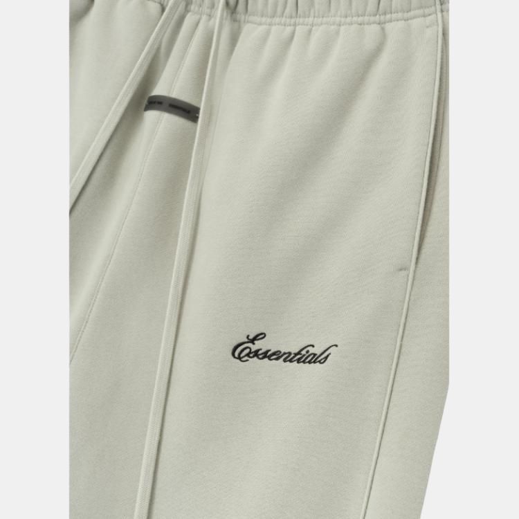 Fear of God Essentials Relaxed Fleece Sweatpant With Piping Abbey Stone/Abbey Stone Men Bottoms Tan 130SP258066F