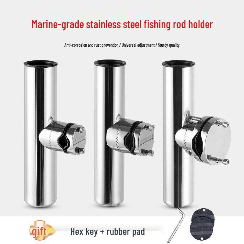 Stainless Steel Fishing Rod Holder for Boats and Yachts