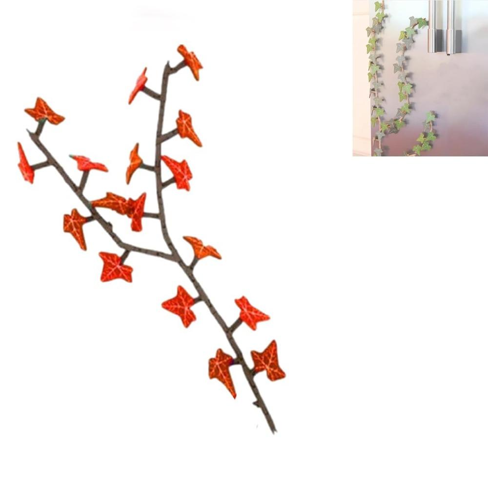 

3D Printed English Ivy Fridge Magnet Funny Fridge Magnets Fake Ivy Grocery List Home Decor 1Set Red