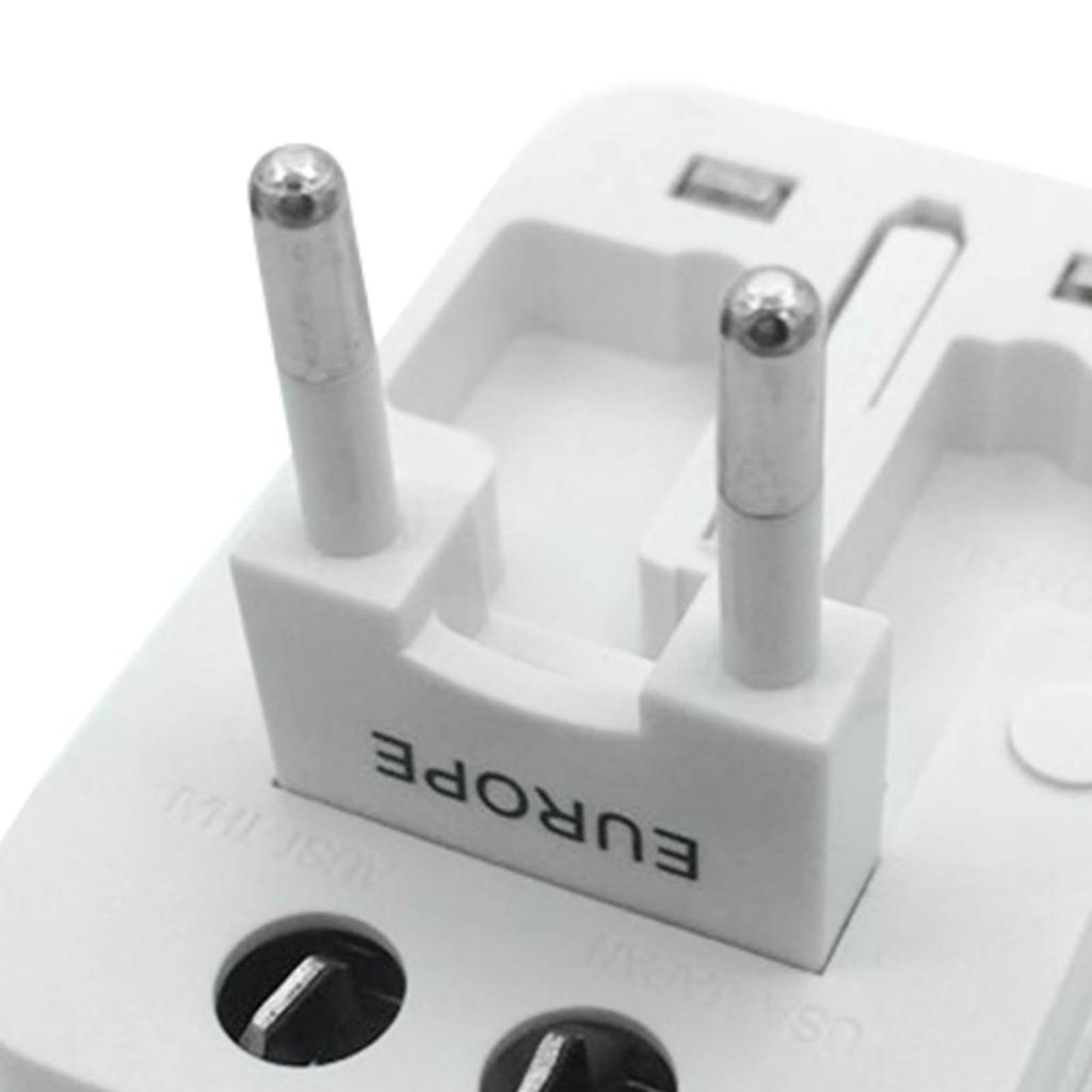 World Travel Power Plug Adapter Portable Multifunctional 4 In 1    Travel Adapter Converter