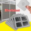 New 24Pcs/6sheet Fix Your Net Mesh Window Screen for Home Anti Mosquito Repair Screen Patch Stickers