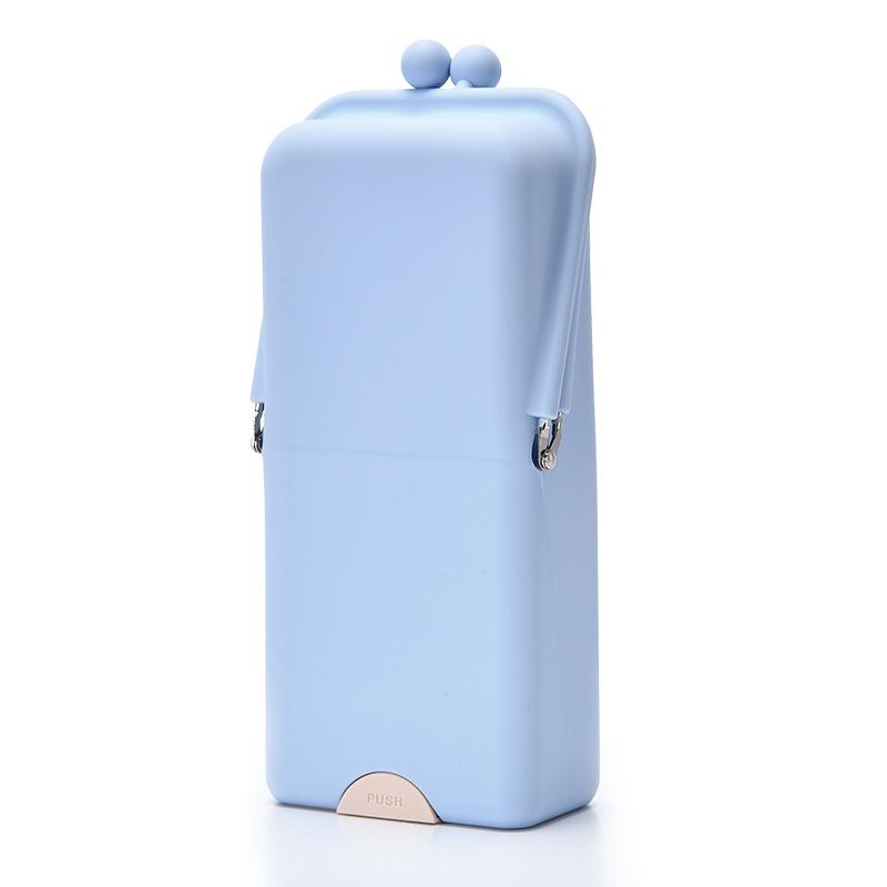 1pcs Silicone Makeup Brush Storage Bag Cosmetic Tool Travel Waterproof Makeup Silicone Organizer Portable Toiletry Storage Box