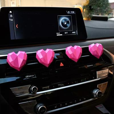 Love Heart odświeżacz powietrza do samochodu zapach samochodowy klips do perfum dyfuzor Auto Vent zapach dyfuzor perfum wystrój samochodu wnętrze