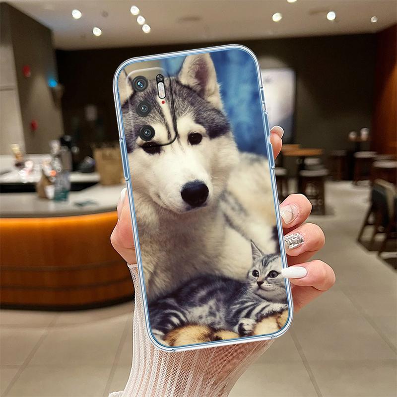 

NH32 husky dog Transparent Phone Case for Motorola Moto G40 G04 G05 One Ace Action Fusion + Plus Hyper Macro Vision Zoom Motorola One Zoom