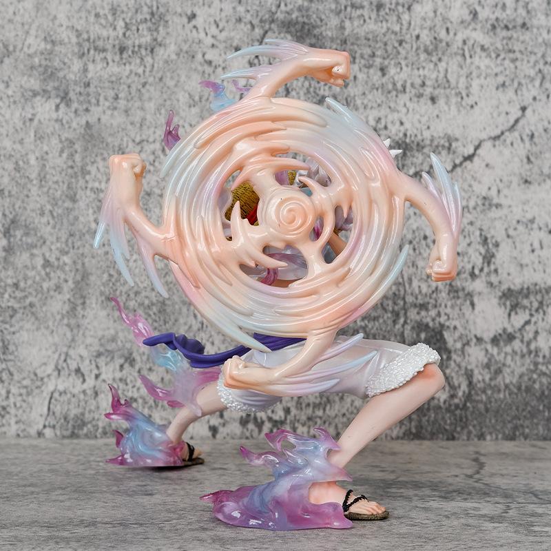 Noc shake hand swing fist Nika Luffy figure tide play ONE PIECE two-dimensional animation peripheral table ornament model