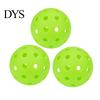Smooth Flight Pickleball 3Pcs 40-Holes High Bounce Visibility PE Indoor Outdoor Practice Tournament Training Ball Accessories Durable