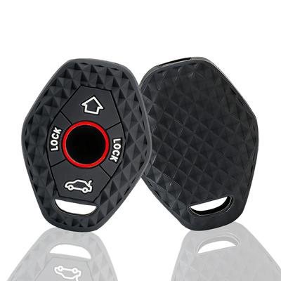 Silikon Hülle Schlüsselanhänger für BMW X5 E53 X3 F83 E46 E39 E38 E60 E63 E61 E64 Serie 3 5 7 330i Z3 Z4 E85 E86 M5 325i Auto Schlüsselabdeckung Hülle
