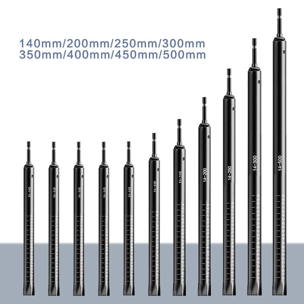Stainless Steel Hollow Socket Nut Driver Hollow Structure Hex Socket Tool Threaded Rod Adjustment