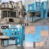Montagem Miniatura Arquitetônica Edifício Arquitetura Banco Alemão em Ruínas Ruínas Urbanas casa diorama Kit de modelo em escala 1/35