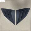 Rear Window Shutter Louver Side Vent Sunshade Panel Cover Trim For Hyundai Tucson 2016 -  Carbon Fiber / Black Accessories