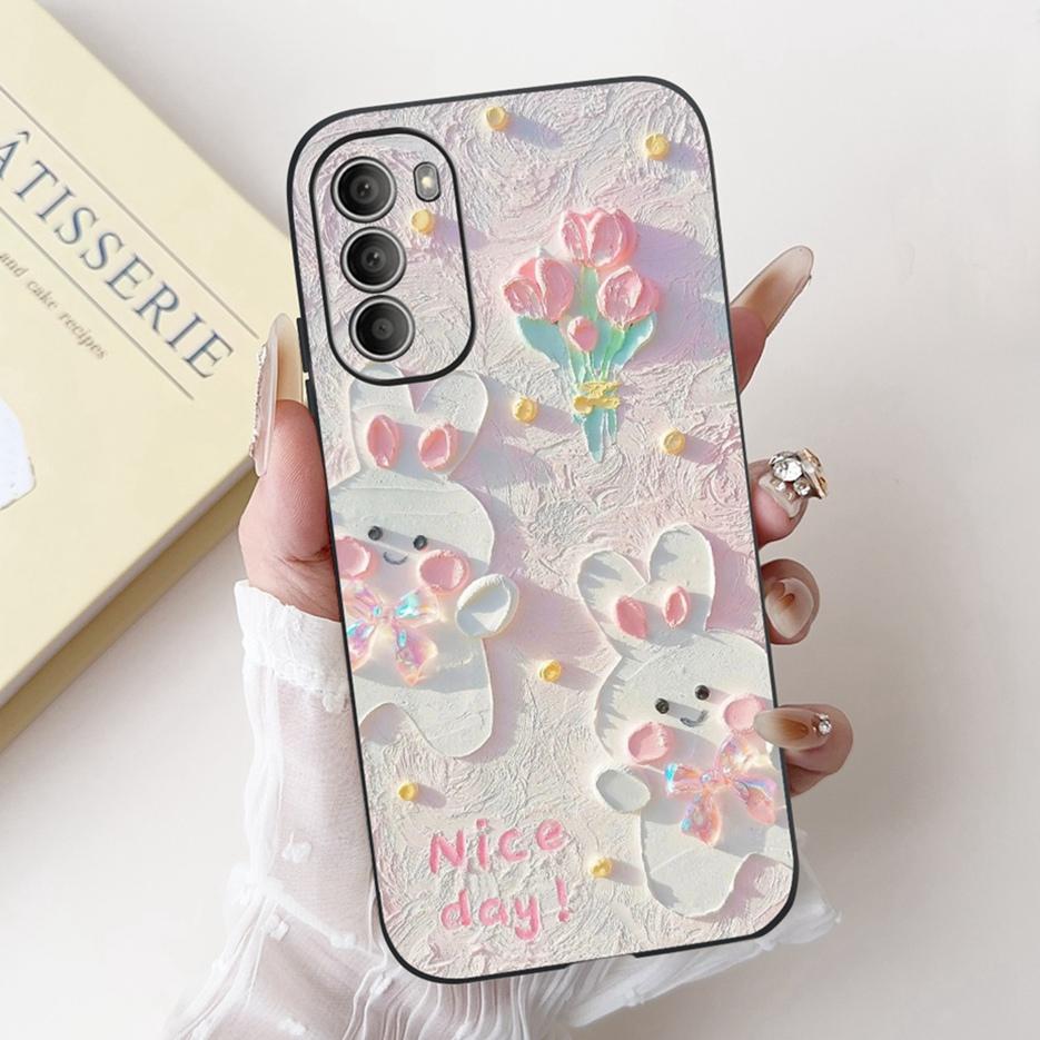 For Motorola Moto G51 G71 5G Case Moto G31 Cute Panda Cartoon Cover Soft Silicone Phone Case For Moto G71 G 31 51 MotoG51 Bumper