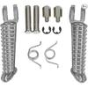 Fits for 2001- Front Foot Pegs (Front Pegs - White)