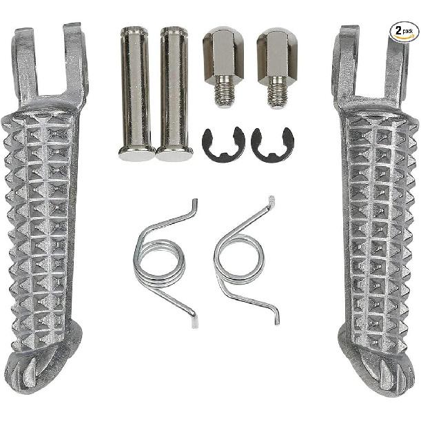 Fits for 2001- Front Foot Pegs (Front Pegs - White)