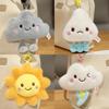 Weather Theme Plush Toy Cloud Thunder Rain Sunny Day Soft Doll Gift Teens Kids