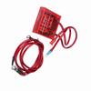 Uniwersalny Zestaw Oszczędzający Paliwo Stabilizator Napięcia Regulator Z 3 Przewodami Uziemiającymi Czerwony