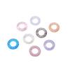 25mm 5 Stück/Beutel Glas Laufring DIY Armband Halskette Ohrringe Handwerk Schmuckzubehör