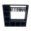 3D Printed Doll Clothes Display Wardrobe With 10 Hangers For 15/17cm Miniature Doll Toy Clothing Accessory Organization