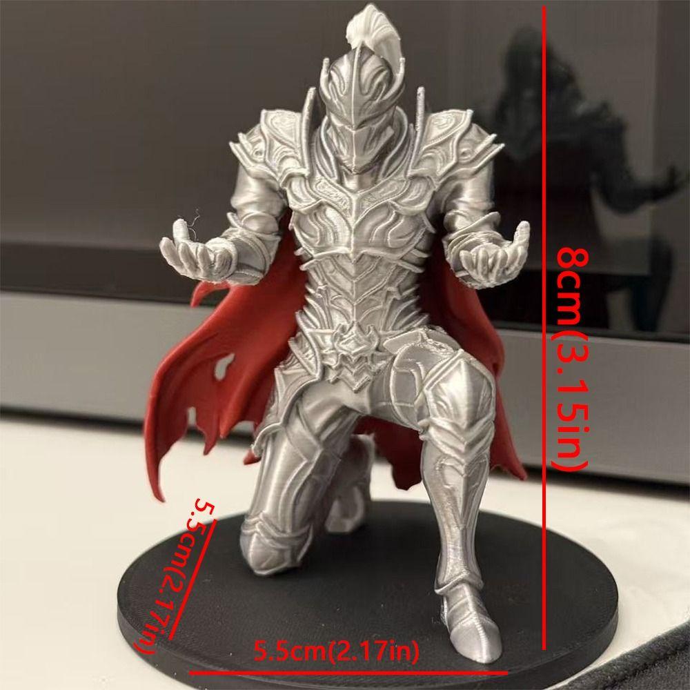 Unique Knight Pen Holder 3D Printed Warrior Desk Organizer Funny Creative Pen Stand Home Office