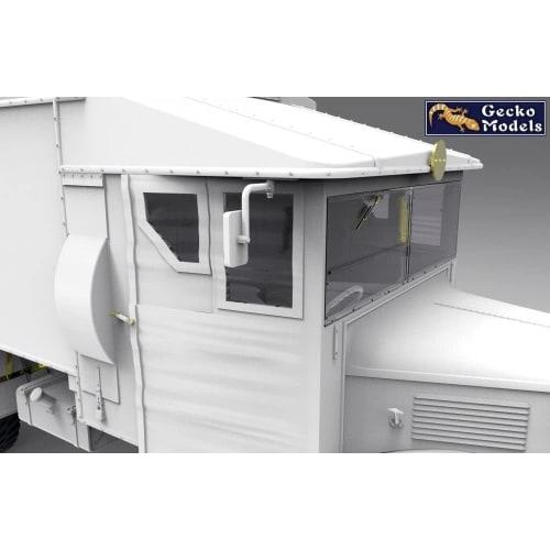 Gecko Model 1/35 Scale World War II British Army K2/Y Military Ambulance "Well Known Katy" Limited Special Edition Plastic Model Kit GEC35GM0070, Mold