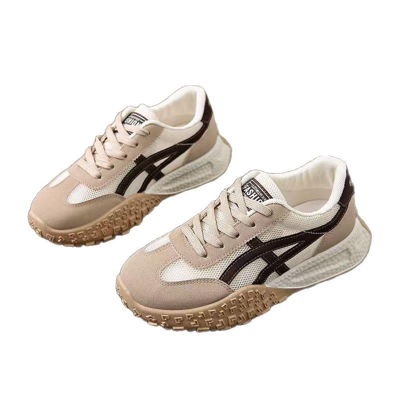 New women's autumn platform casual sneakers heightened soft sole versatile women