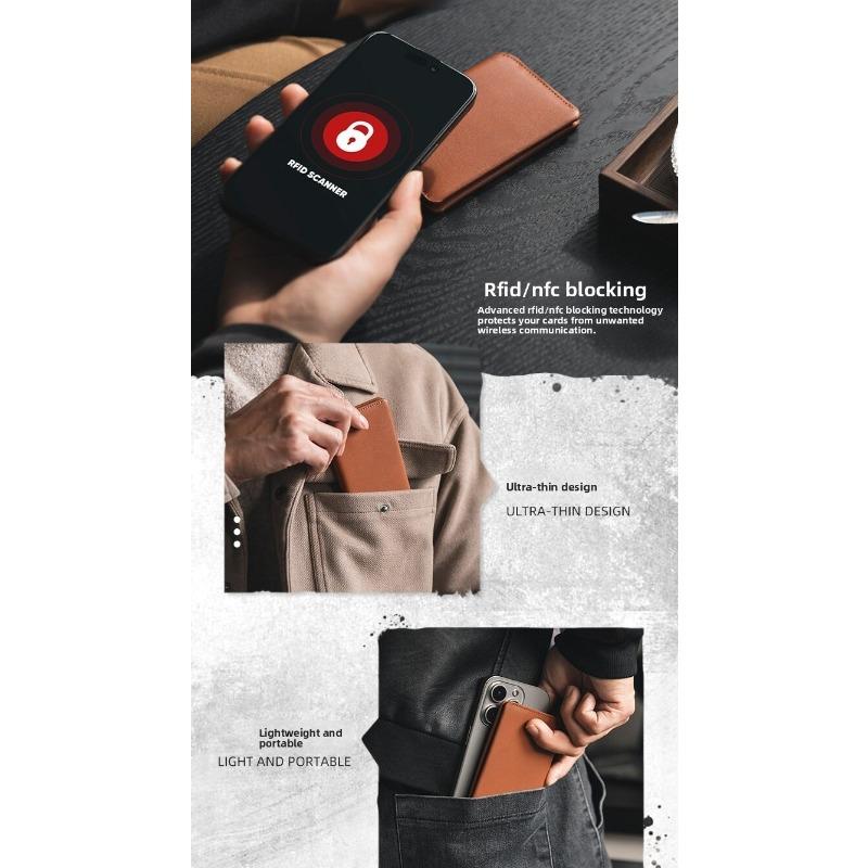Slim and compact wallet Men's card bag Business card holder Bank card ID bag