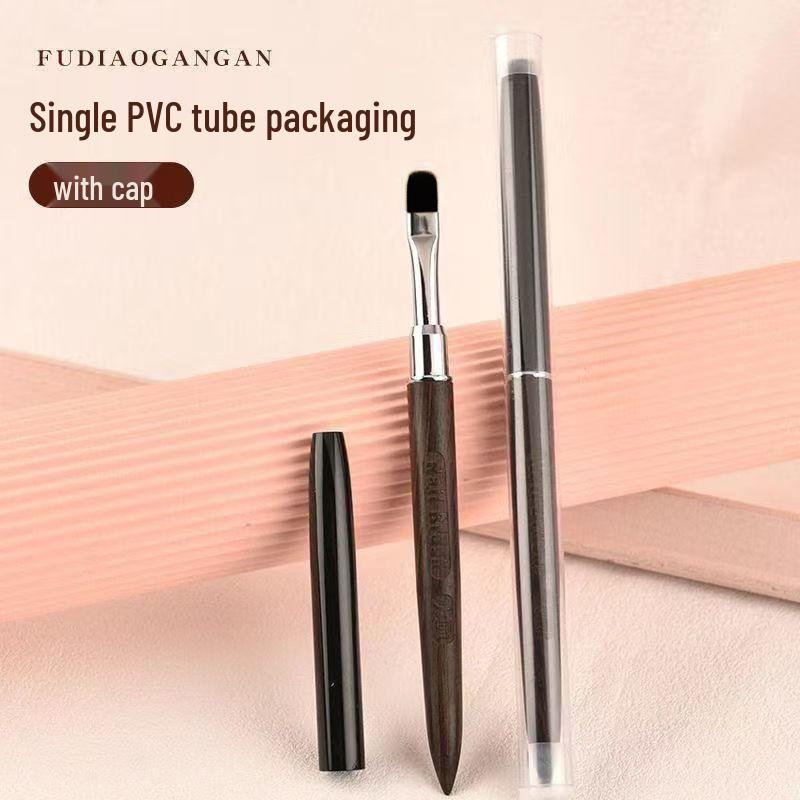 Sandalwood Manicure Gel Pen Set: Large Round, Flat & Square Heads for Nail Technicians