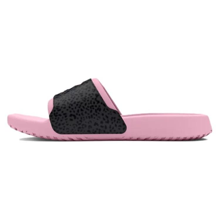 (WMNS) Under Armour Ignite Select Graphic Slide  Pink Leopard  Women s 3027223-603 EU 39