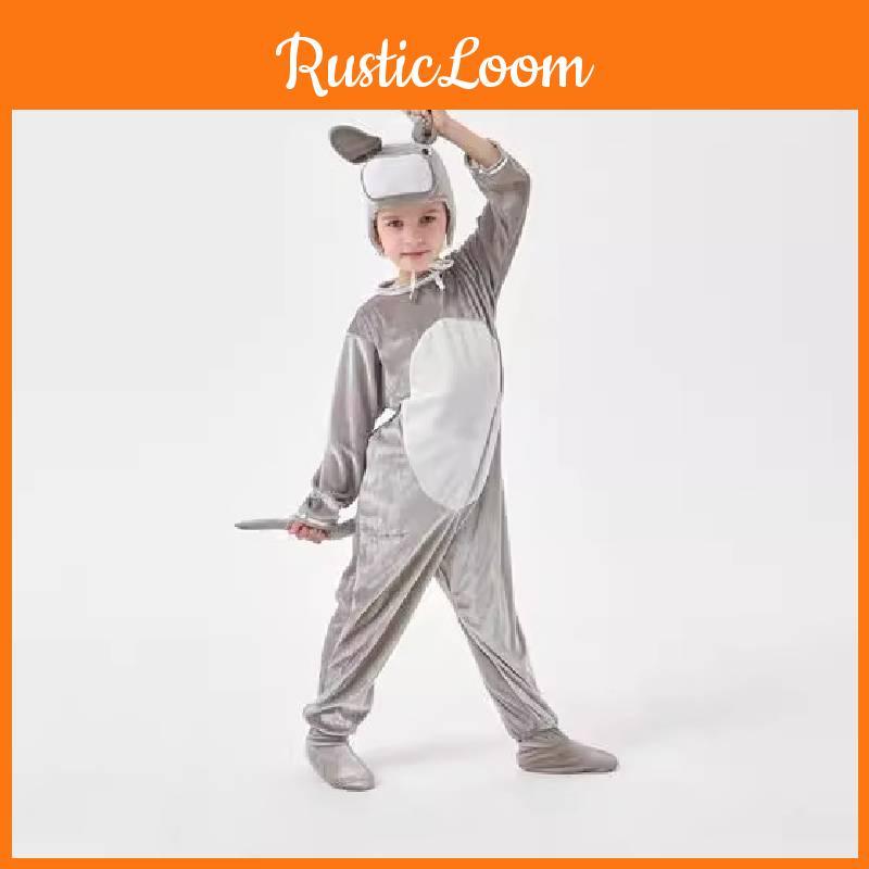 Adorable Kids Donkey Costume For Halloween Cosplay Polyester Material