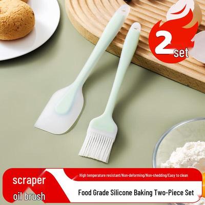 Silicone Oil Brush & Scraper Set