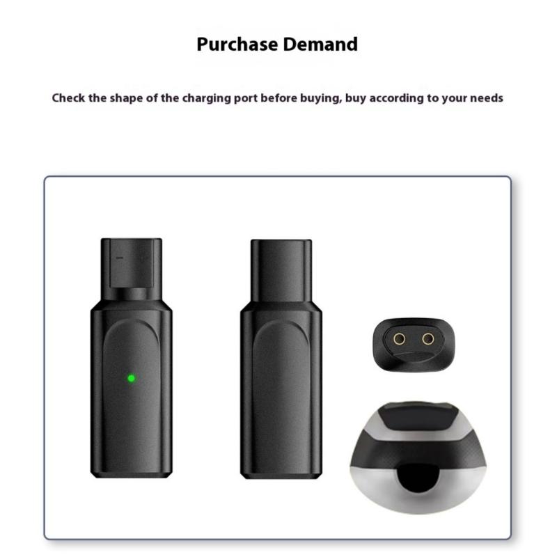 5V Type C Fast Charging Adapter Universal Compatibility For Dedicated Electric Trimmers LED Charging Status Display