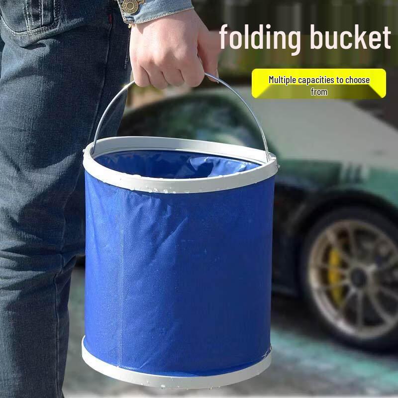 ZISIZ Portable Folding Waterproof Oxford Bucket