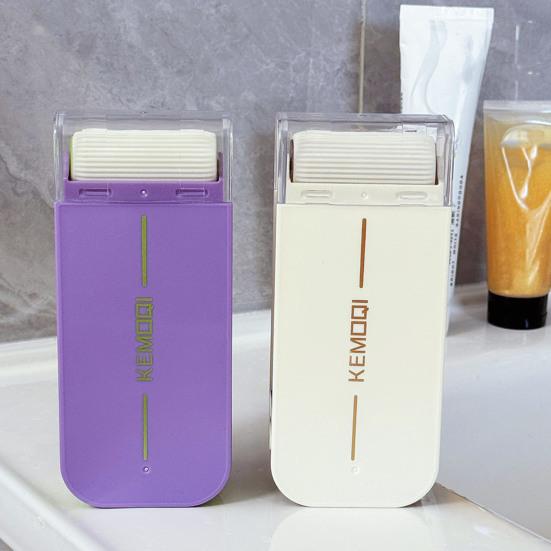 2-in 1 Rolling Soap Box with Brush Multifunctional Soap Foaming Box for Laundry Portable Soap Scrubbing Dispenser for Home Bathroom Kitchen Travel