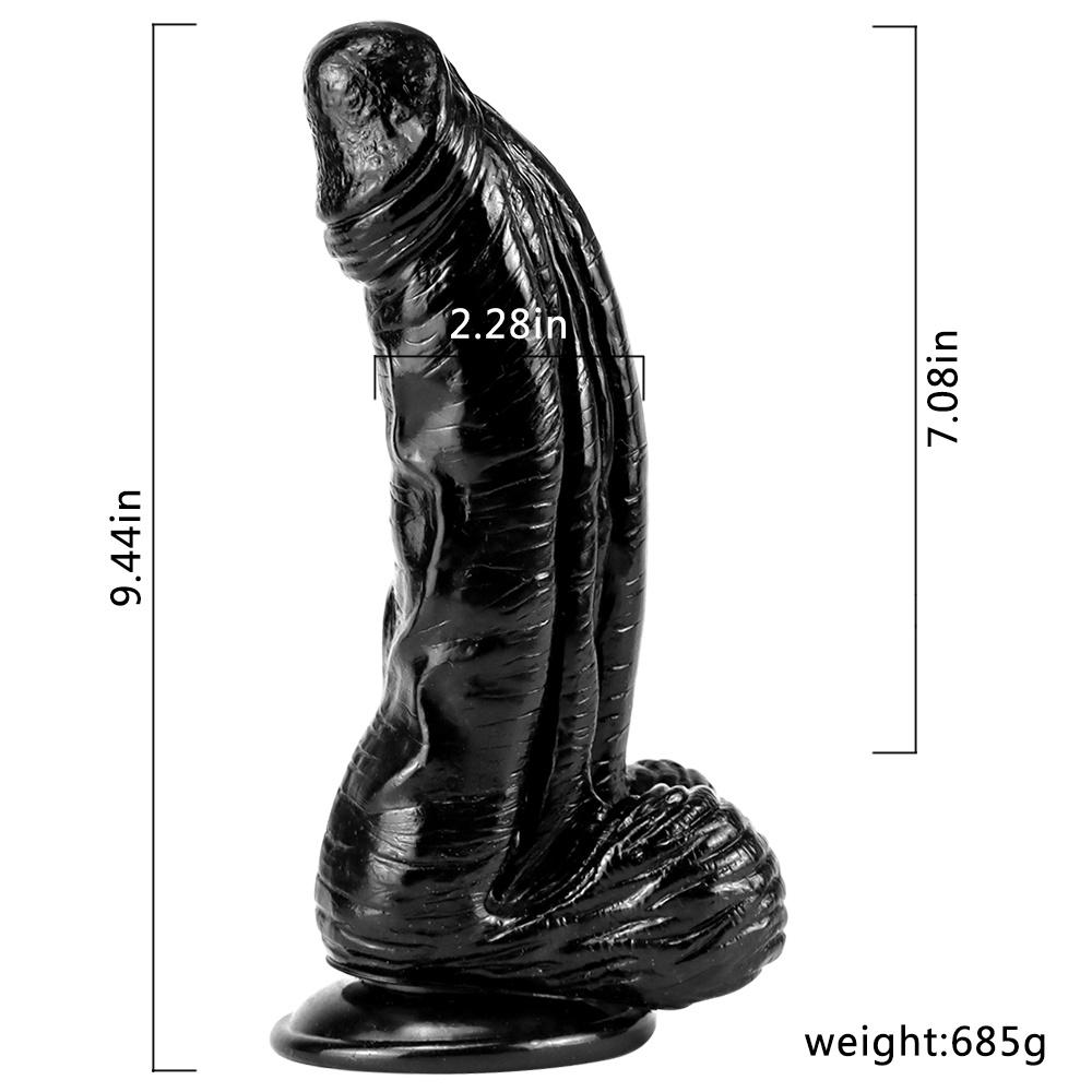 Dildo mare realist Dildo anal uriaș Masturbare pentru adulți Jucării sexuale Ventuză Pene mare 26CM 24CM 21CM
