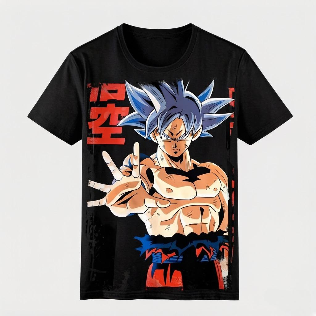 Super Saiyan Dragon Ball Print Tshirt Casual Cool Shortsleeved Tshirt Casual Comfortable Parentchild S