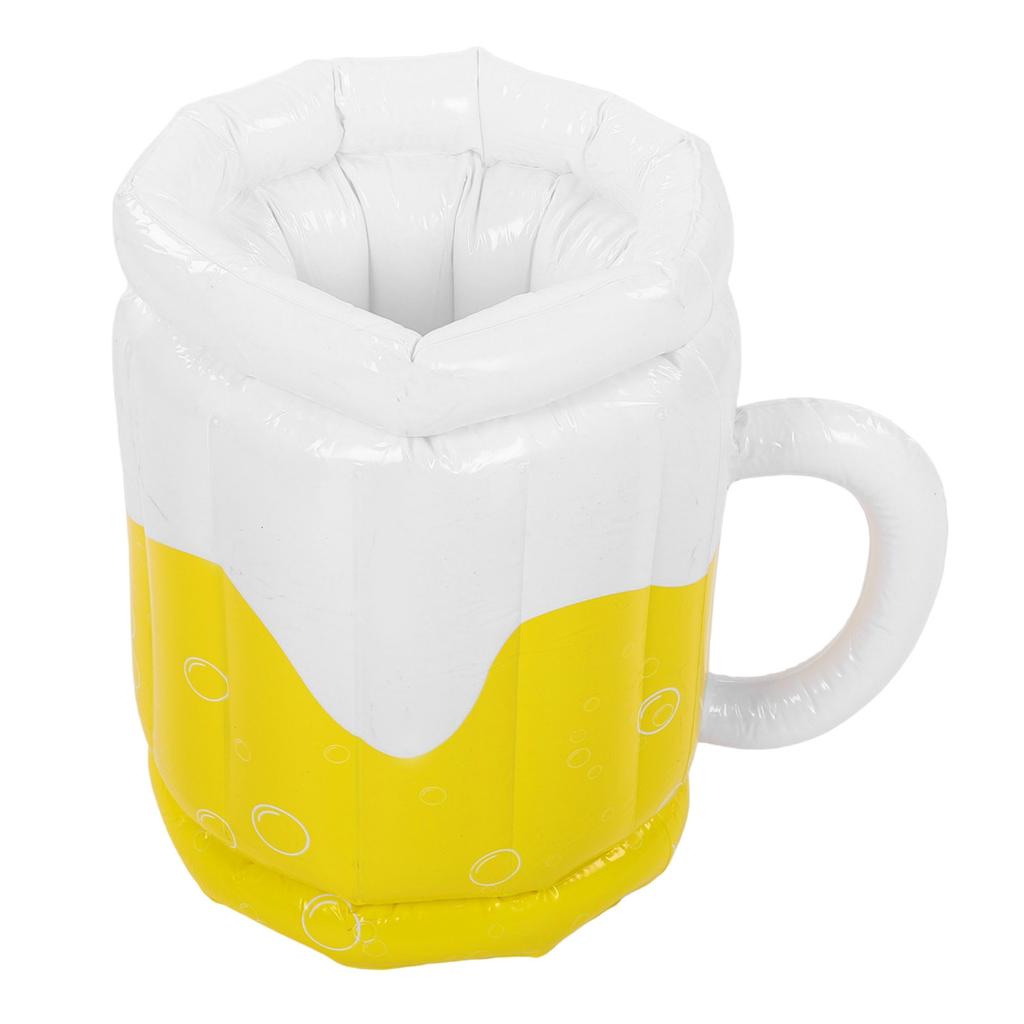 Inflatable Beer Mug Large Capacity Portable Inflatable Beer Cooler for Outdoor Beach Pool Party