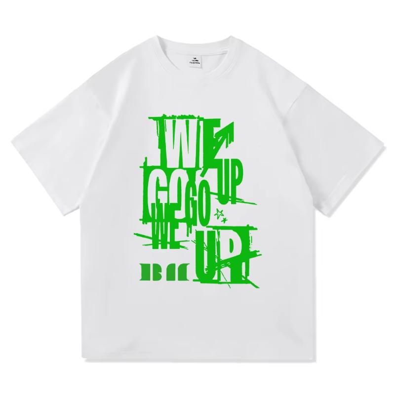 Babymonster Album We Go Up TShirt 2025 Retro UnisexWomen Clothing Vintage Harajuku High Quality Tops for Fans Gifts Cotton TShirts