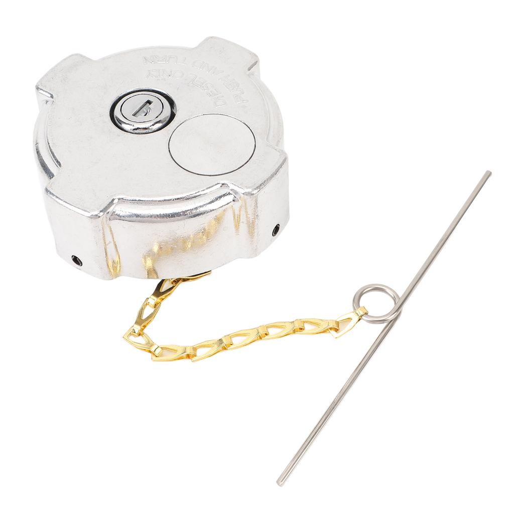 Aluminum Locking Diesel Fuel Cap With Keys 03?37017?002 Replacement for Freightliner Cascadia