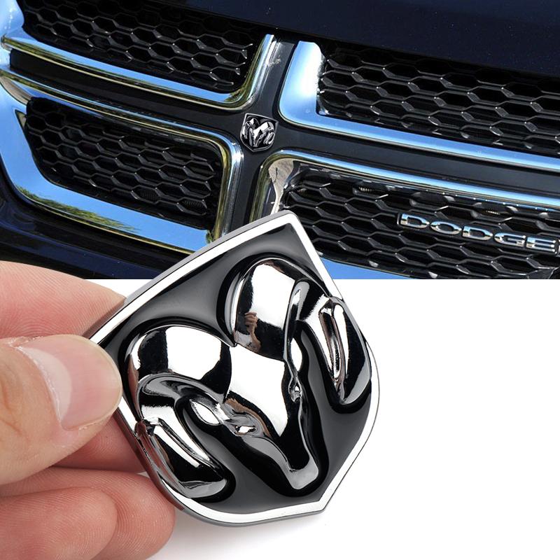 High-End Cool Design 3D Metalen Badge Stickers Auto Logo Carrosserie Decor Decal Voor Dodge Durango Caliber Dakota Neon SXT Nitro Ram Dart