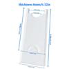 2pcs Couch Wall Spacer Adjustable Acrylic Clear Non-slip Bed Stoppers Wall Bumpers For Sofa Safety Protection Enhanced Airflow
