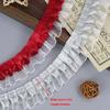 Clothing Decoration Pleated Lace Ribbon Double-layer Multiple Colors Decorative Trim Lace Trim Dress Decorative
