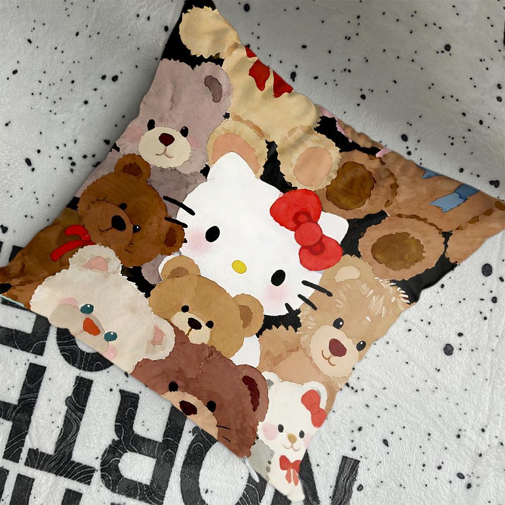 Sleeping Pillows Cover For Pillow Kawaii H-Hellocats Nordic More Cushion Covers Living Room Decorative Pillowcases Cushions Home