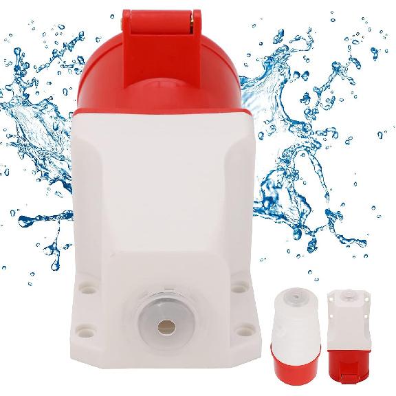 Plug Connector Set 32AMP 5Pin 3P+N+E Waterproof Industrial 3 Phases Industrial Plug Socket Set 220‑380V/240‑415V